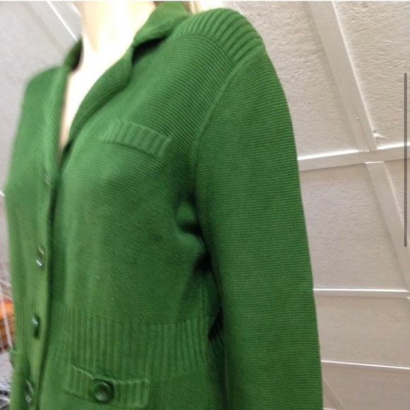 Jones of New York Collection Green Sweater Cardigan (L) - Picture 5 of 8